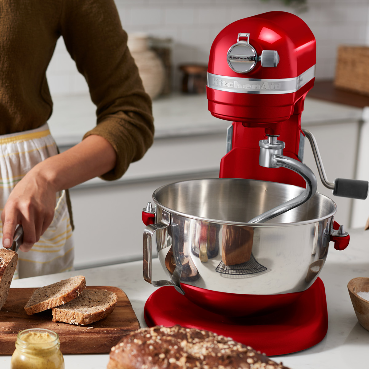 KitchenAid Artisan Köksmaskin 6,9 L Röd Metallic