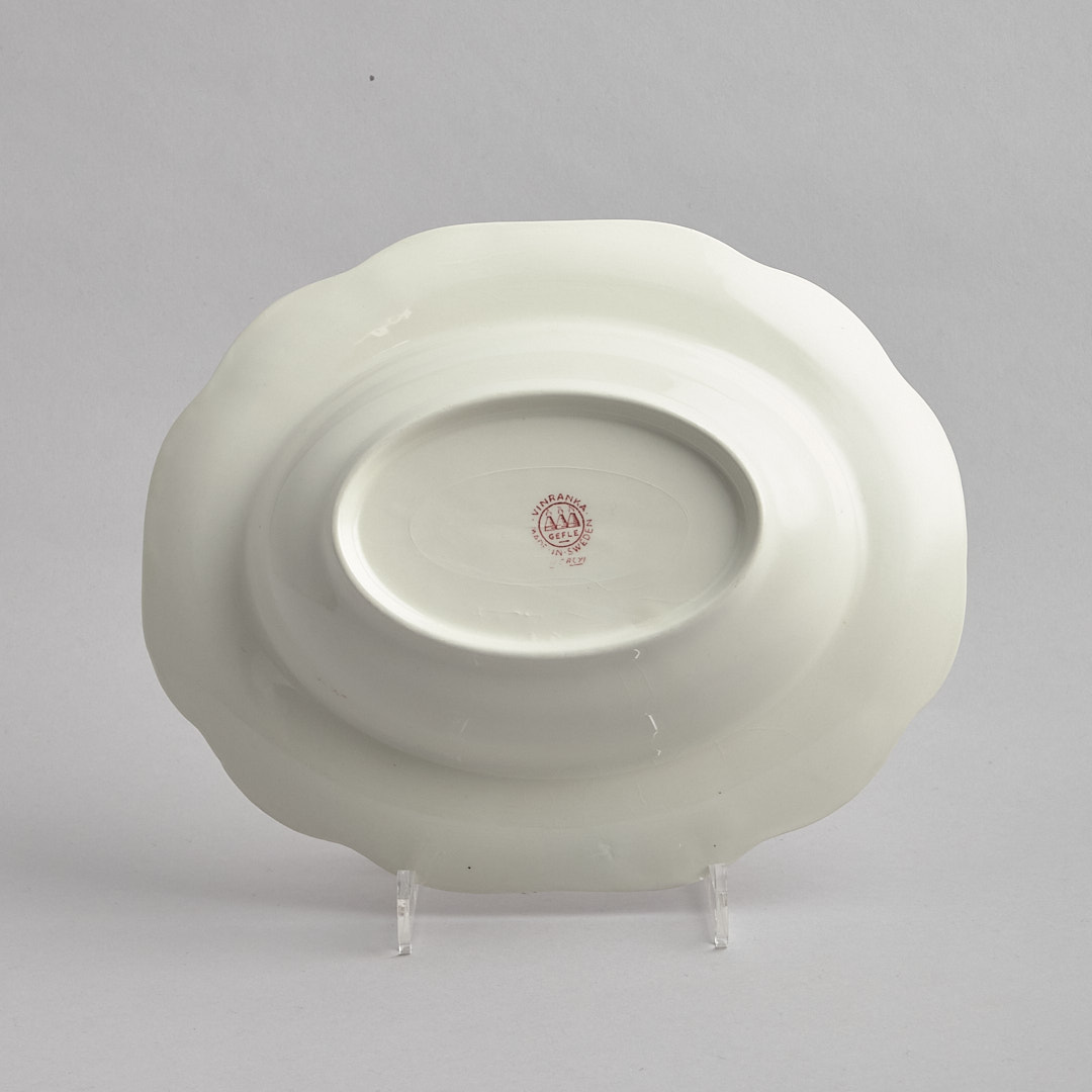 Röd Vinranka serveringsskål