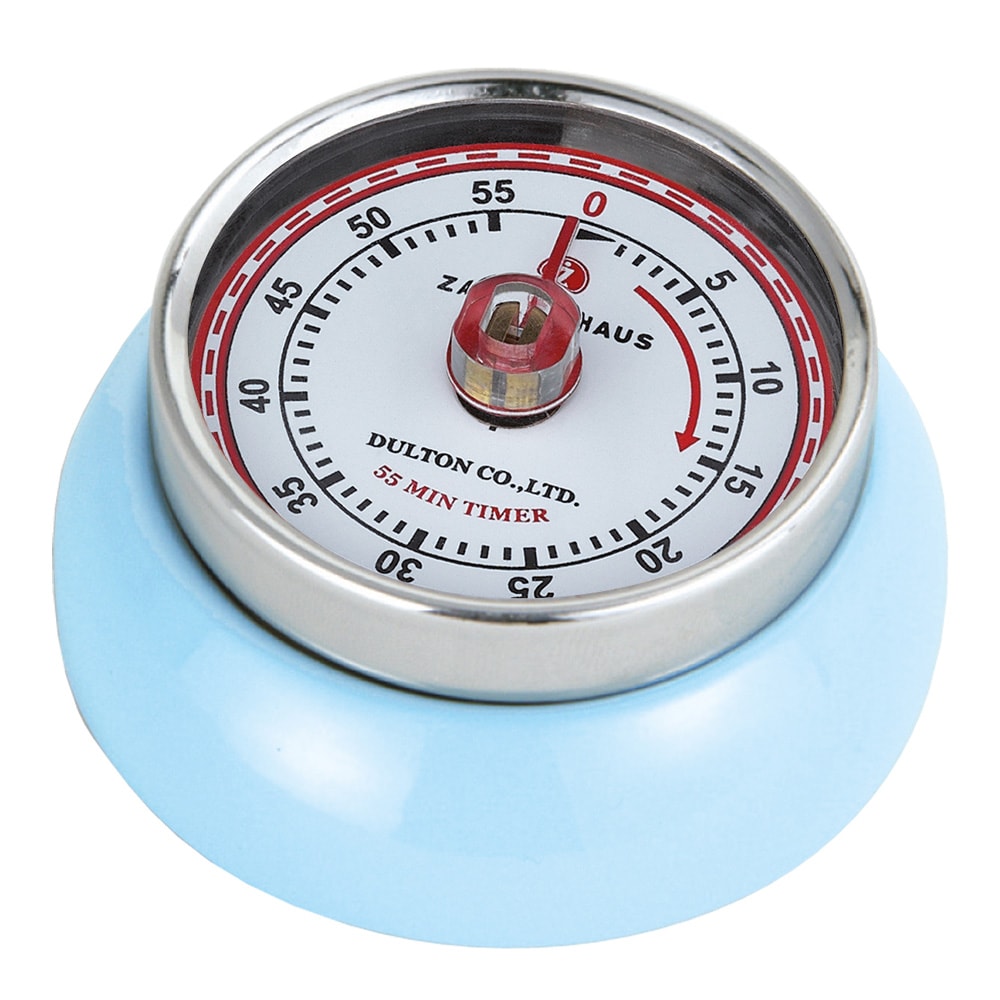 Retro Collection Timer med magnet Ljusblå