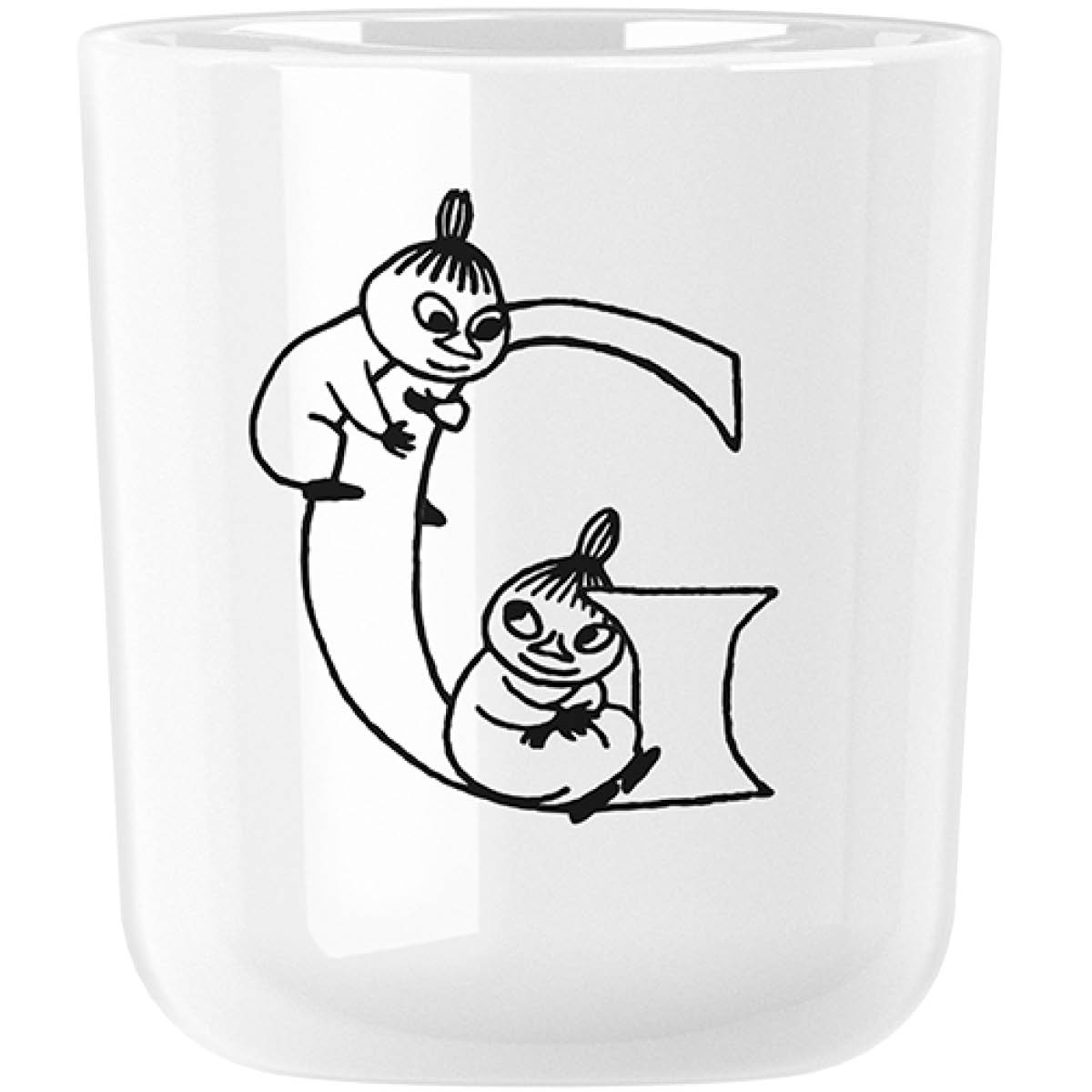 Moomin ABC Mugg 20 cl G Vit