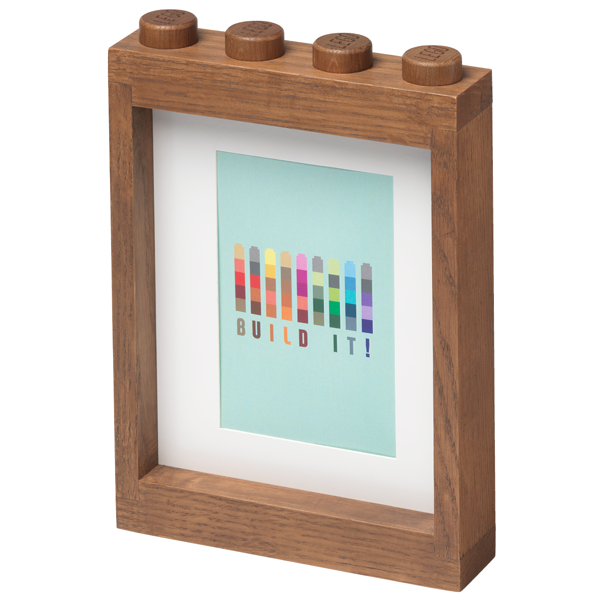 Tavelram 1x4 Mörk Ek