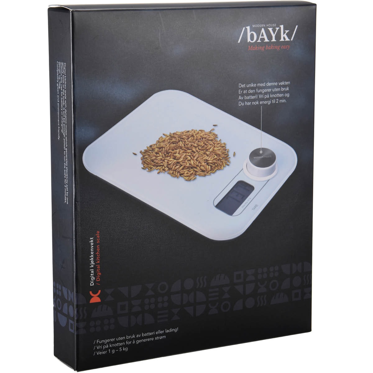 bAYk Köksvåg Dynamo Vit