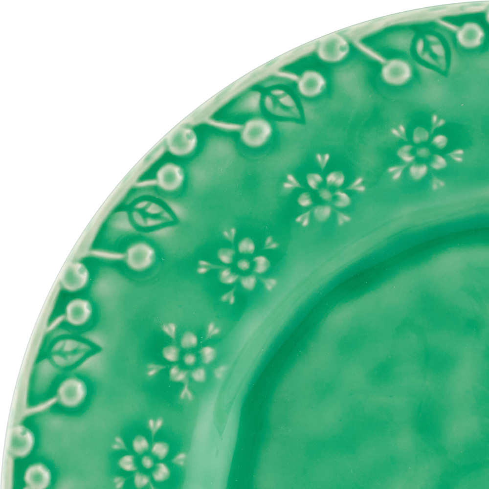 Flora Assiett 23 cm Grön