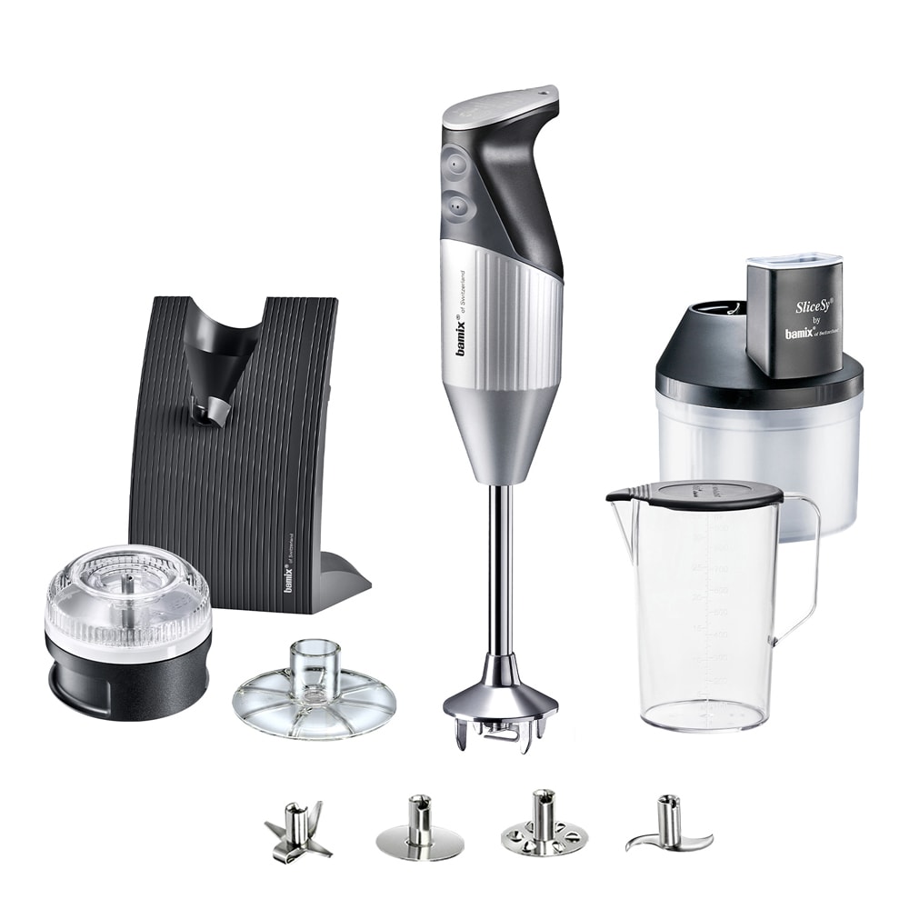 Bamix Stavmixer Swissline Superbox 200 w Silvergrå