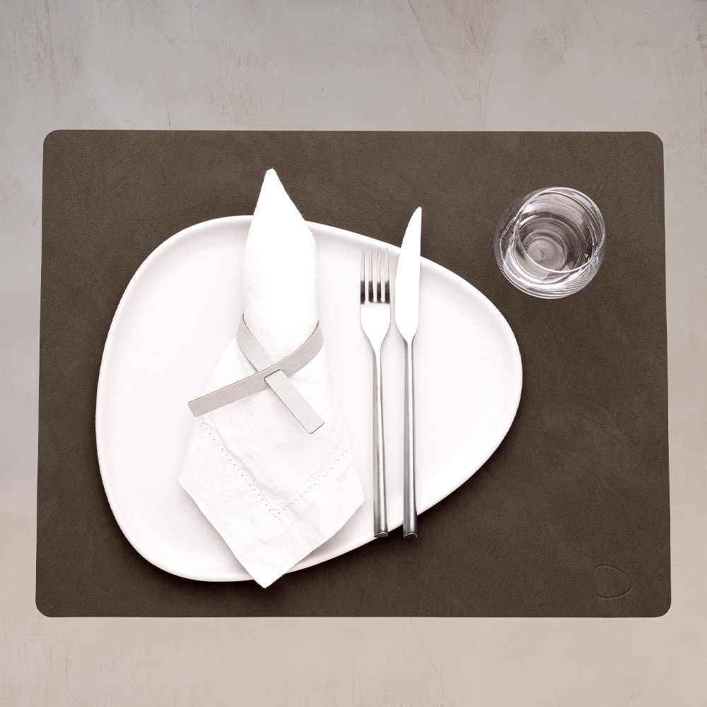 Nupo Square Bordstablett L 35x45 cm Caviar