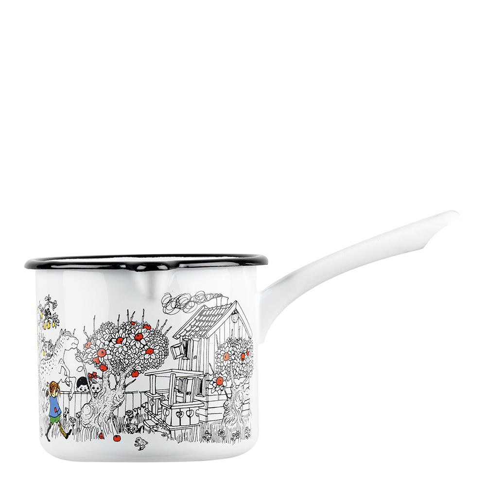 Såskastrull Pippi Långstrump 1,3 L Vit