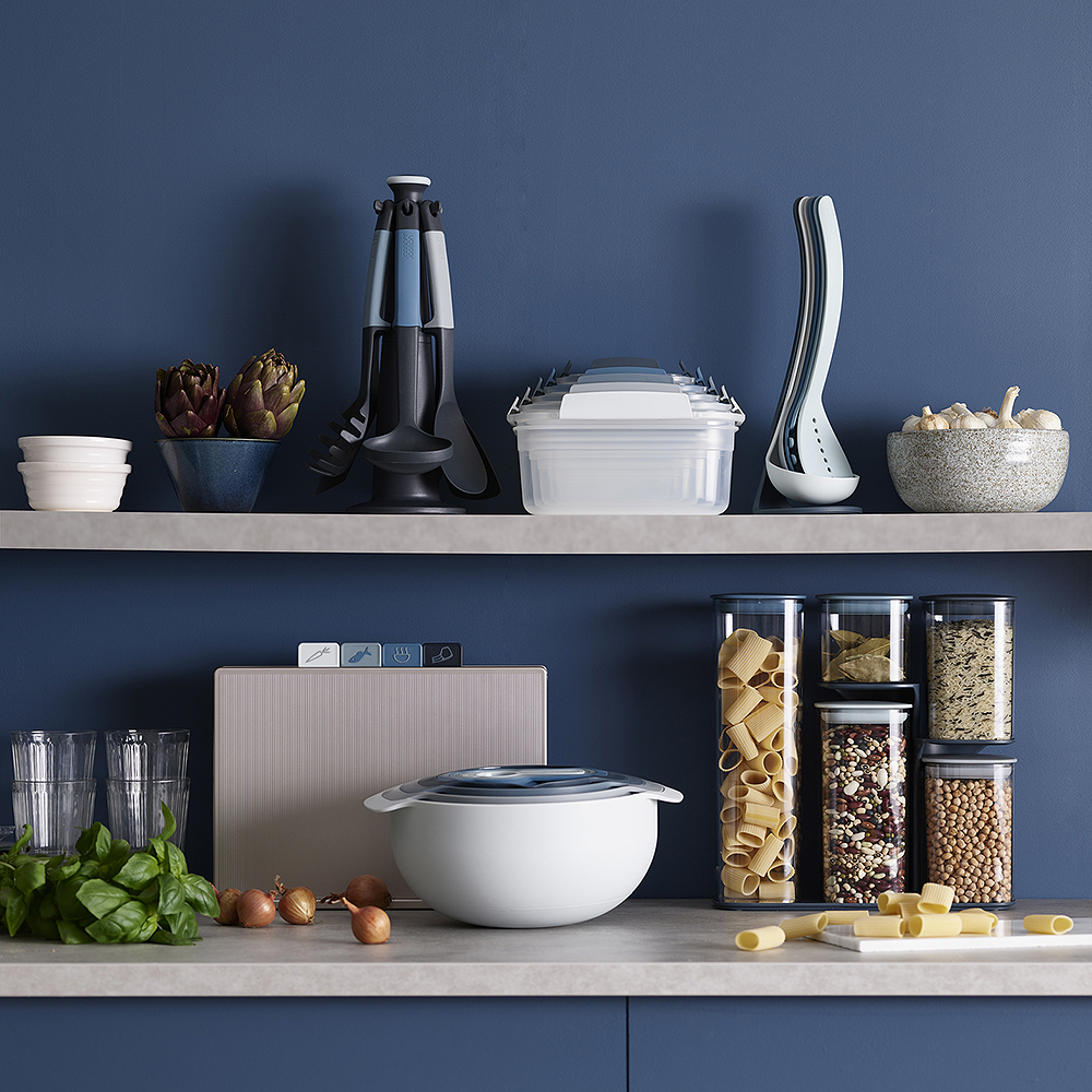 Nest Sky Skålset 9 delar Blåtoner