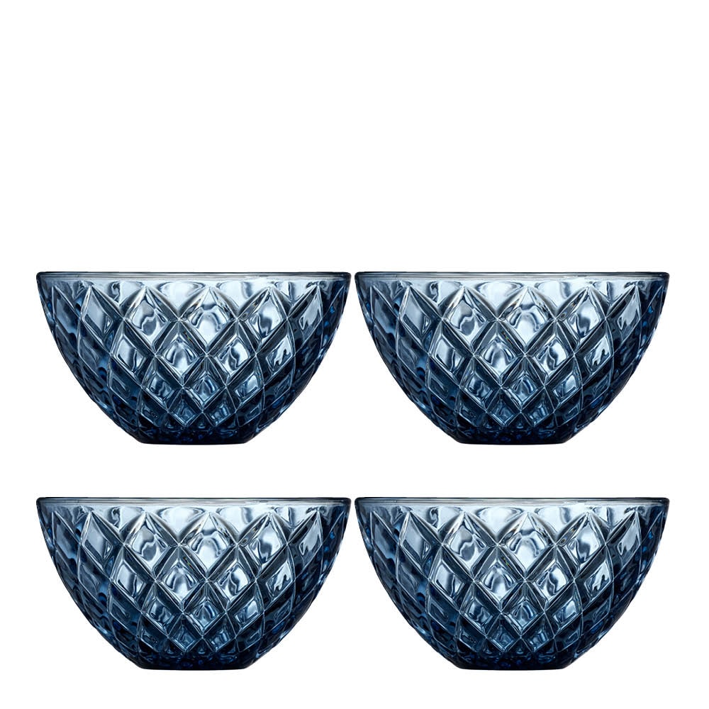 Sorrento Skål 12 cm 4-pack Blå