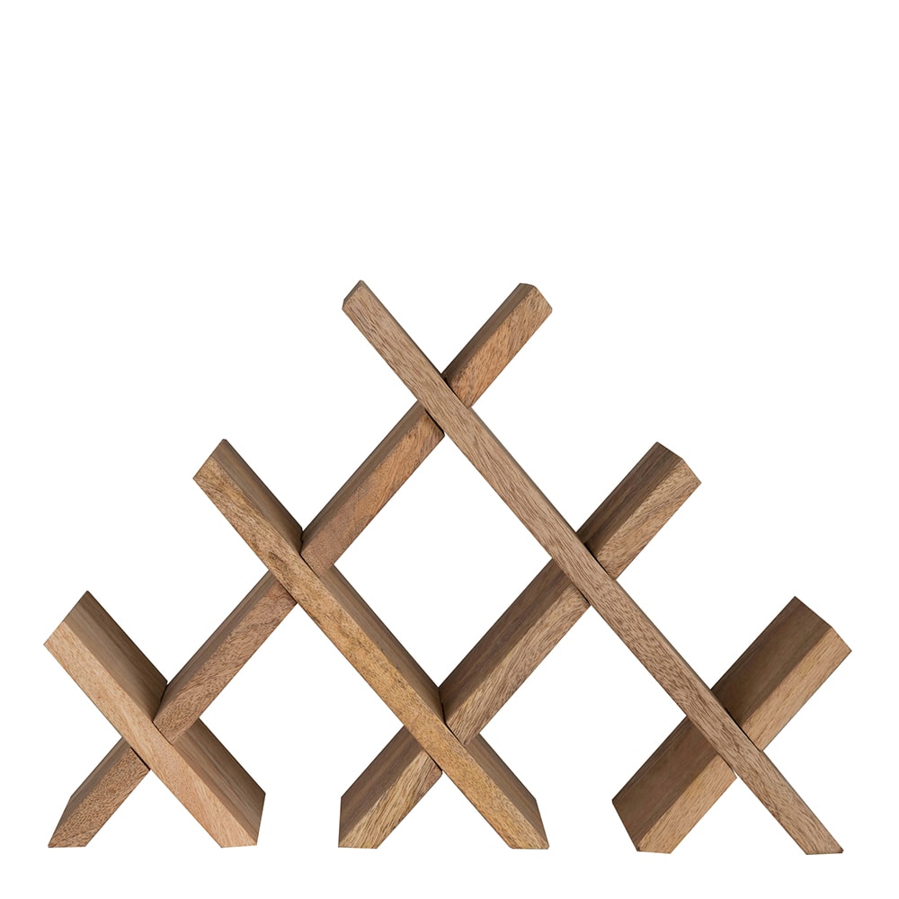 Trevare Vinställ 8 flaskor Brun