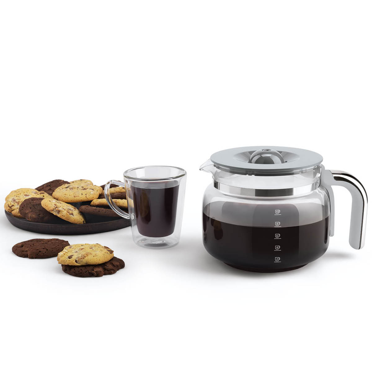 Smeg 50's Style Kaffebryggare R&ouml;d