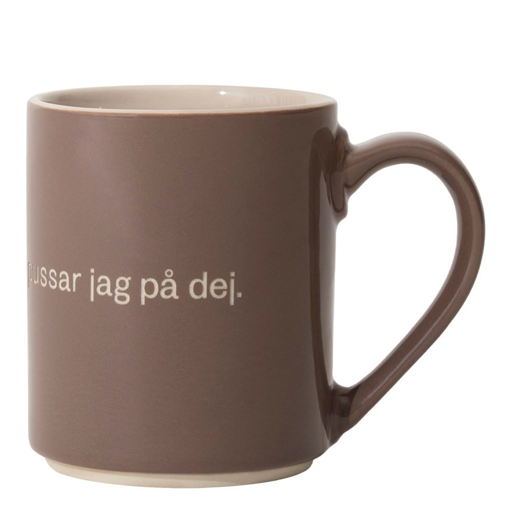 Astrid Lindgren Mugg Brun Trarallanrallanlej