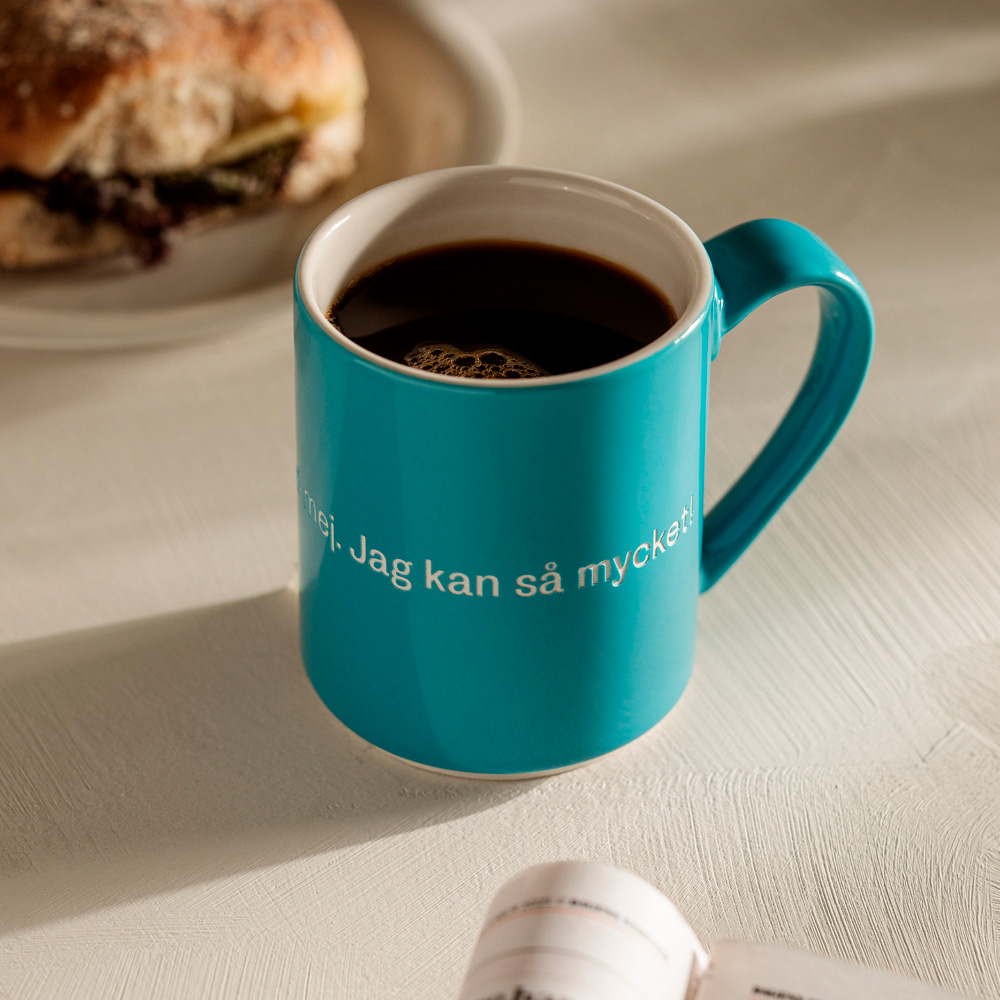 Astrid Lindgren Mugg Turkos Det är konstigt med mig