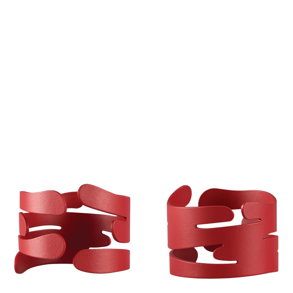 Alessi Servettring 2-pack Röd