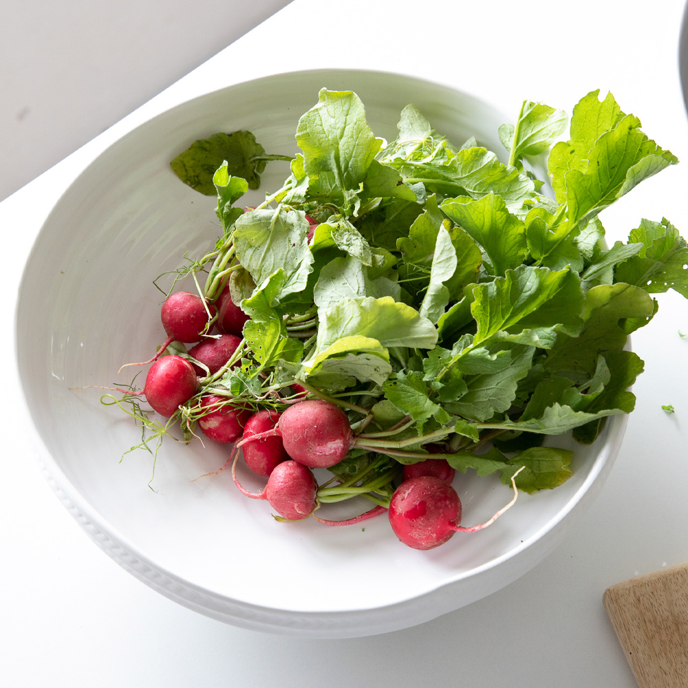 Stella Skål Räfflad Medium 29 cm Vit