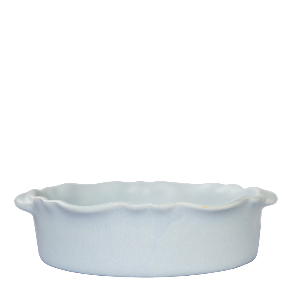 Provence Gratängform Rund 24 cm Vit