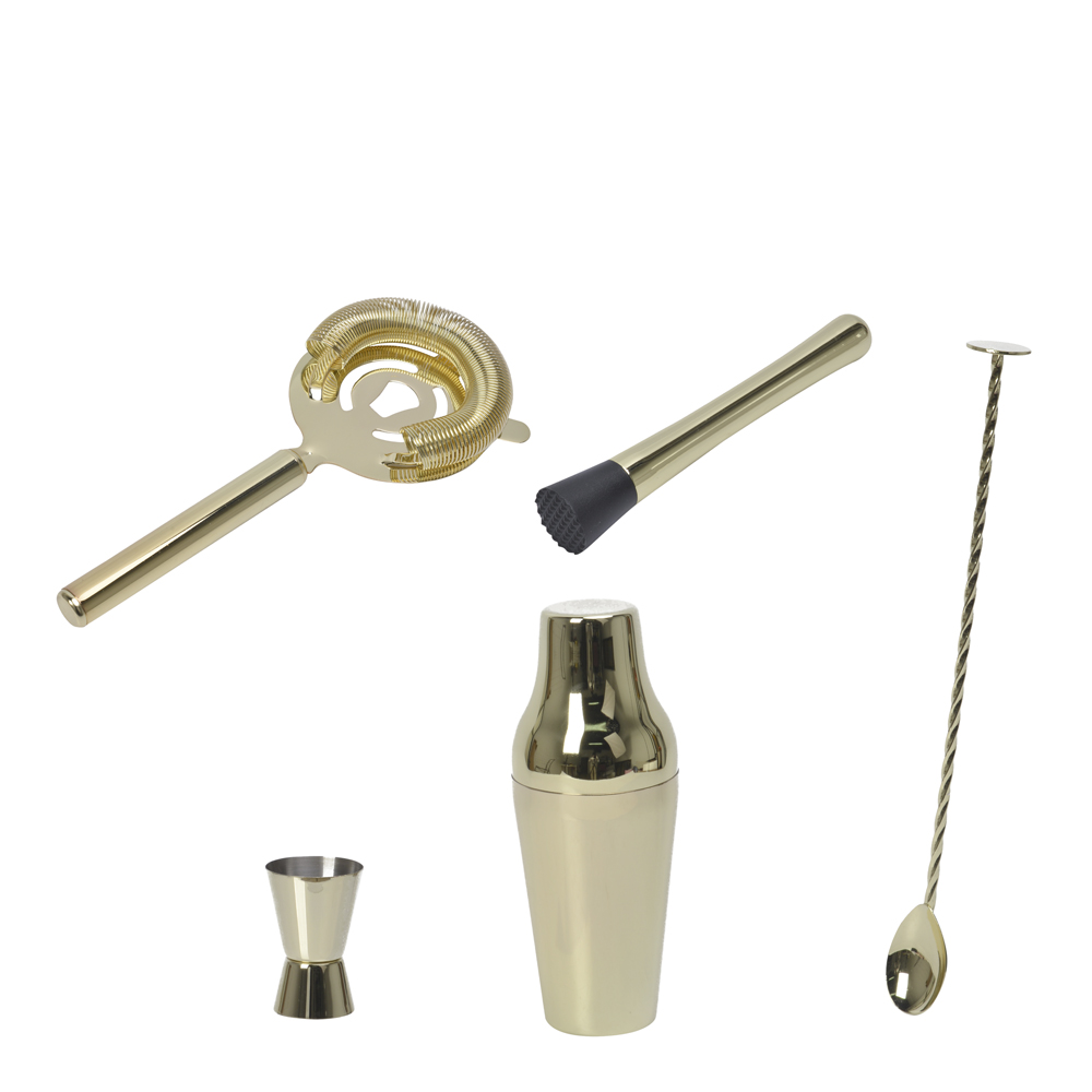 Sontell Barset 5 delar Guld