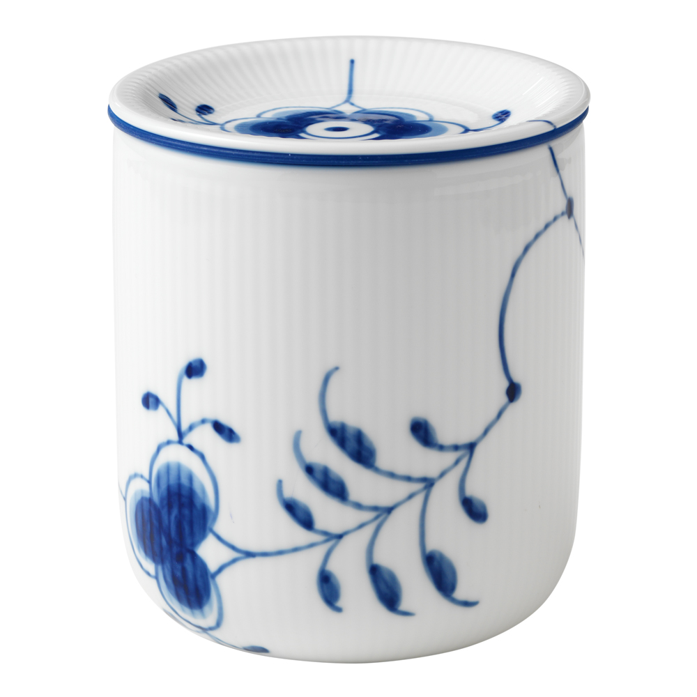 Blue Fluted Mega Burk 80 cl 13 cm