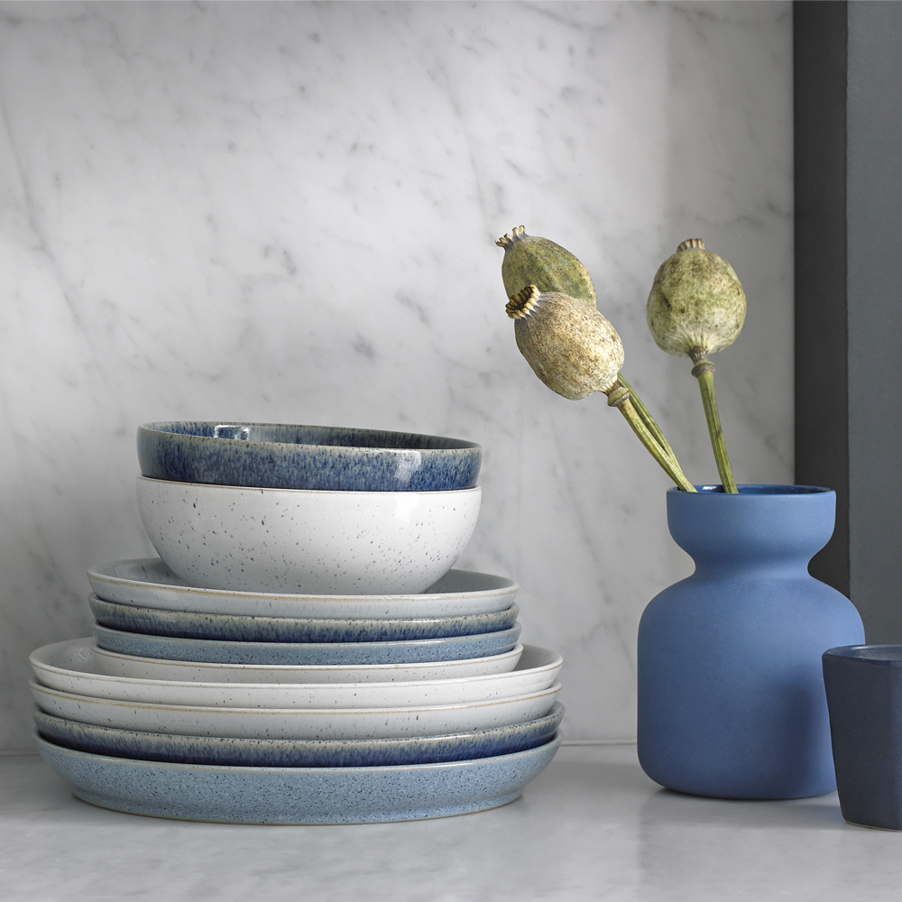 Studio Tallrik 21 cm 4-pack Blå