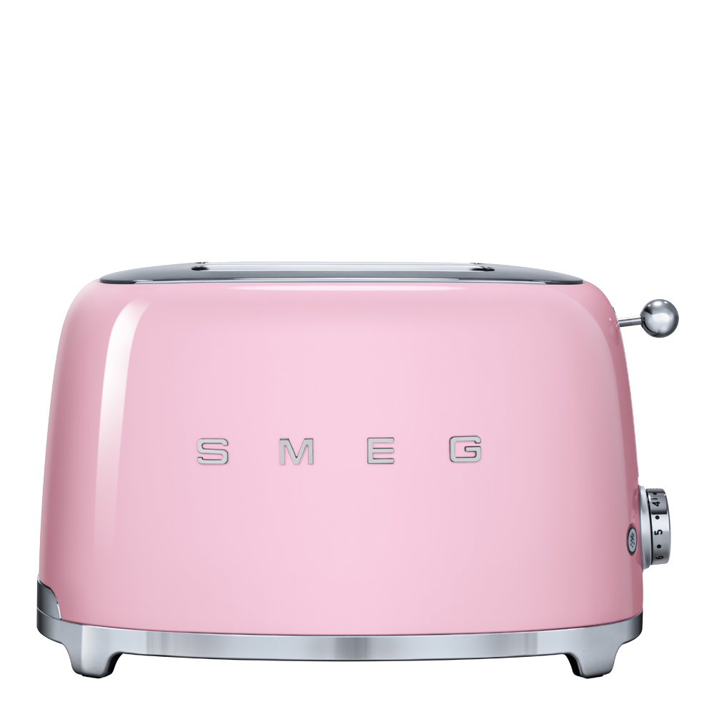 Smeg 50's Style Brödrost 2 skivor Rosa