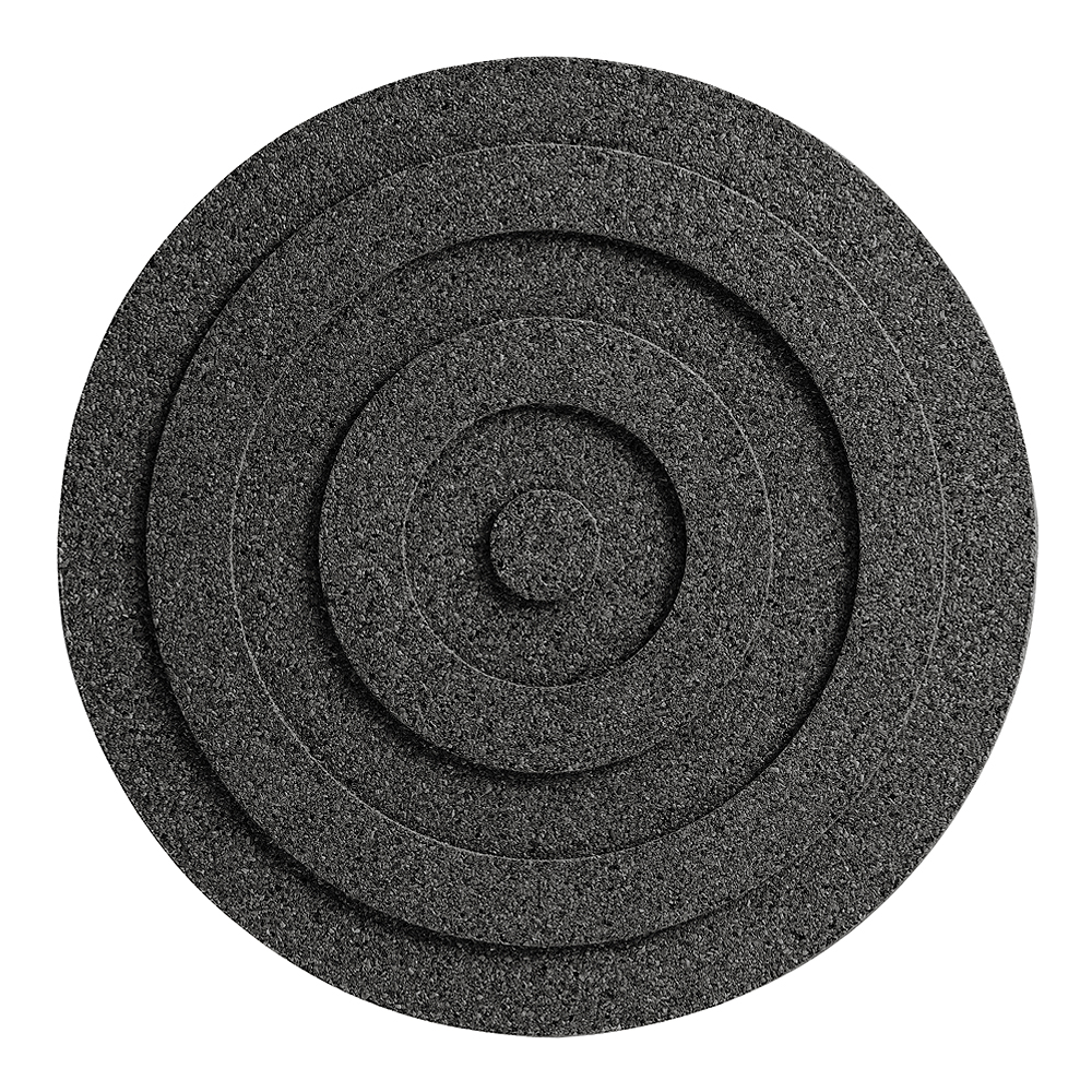 Grytunderlägg Kork 21 cm Svart