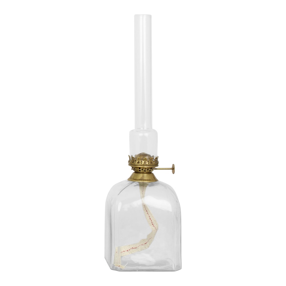 Elisabeth Fotogenlampa kvadrat Klar/Mässing