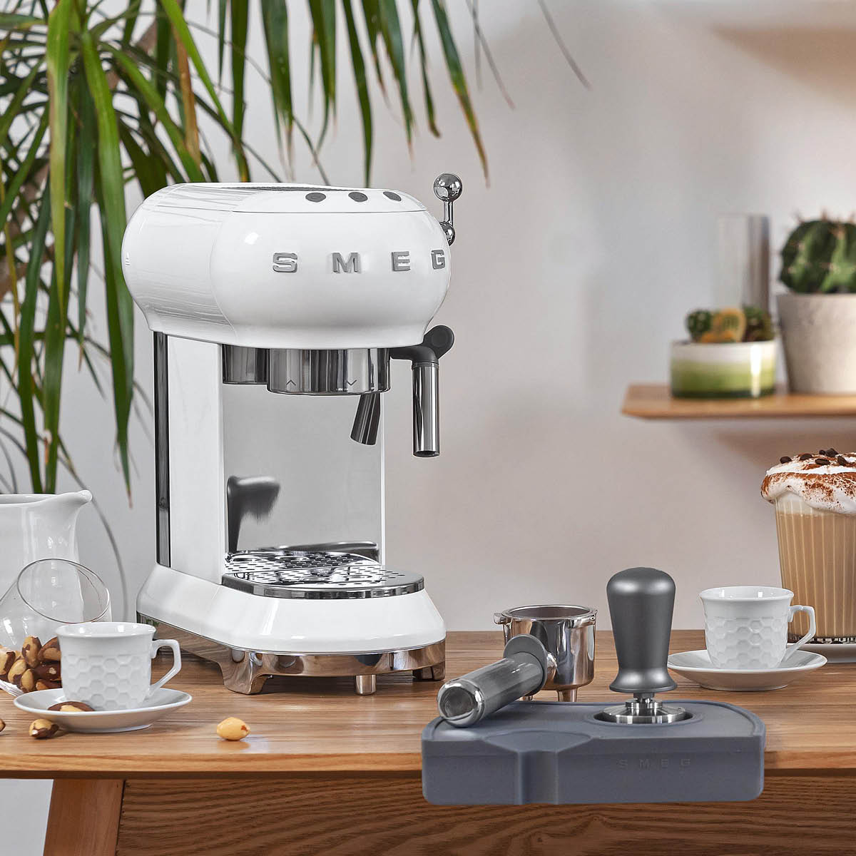 Smeg 50's Style Espressomaskin Vit