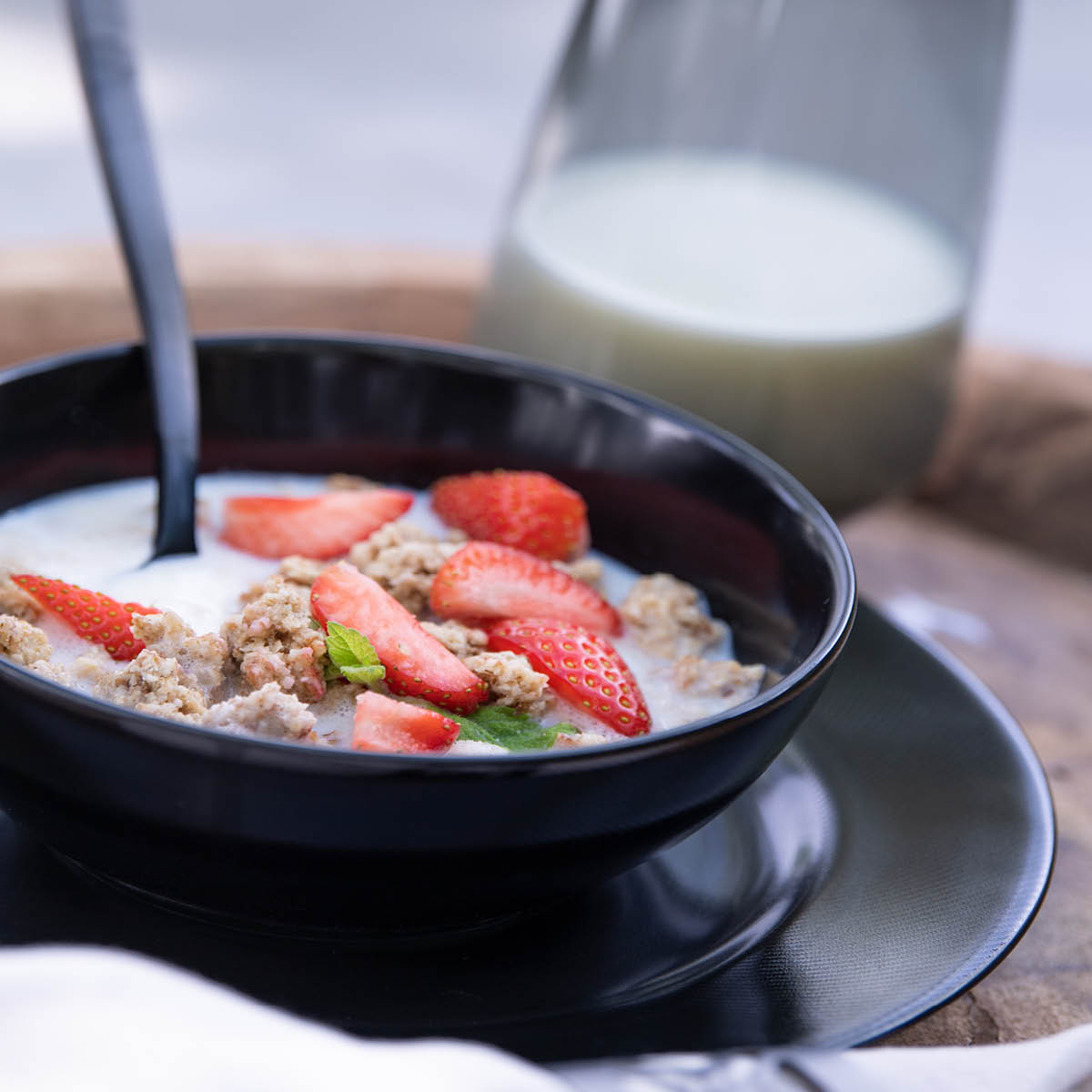 Noir Assiett 22 cm Svart