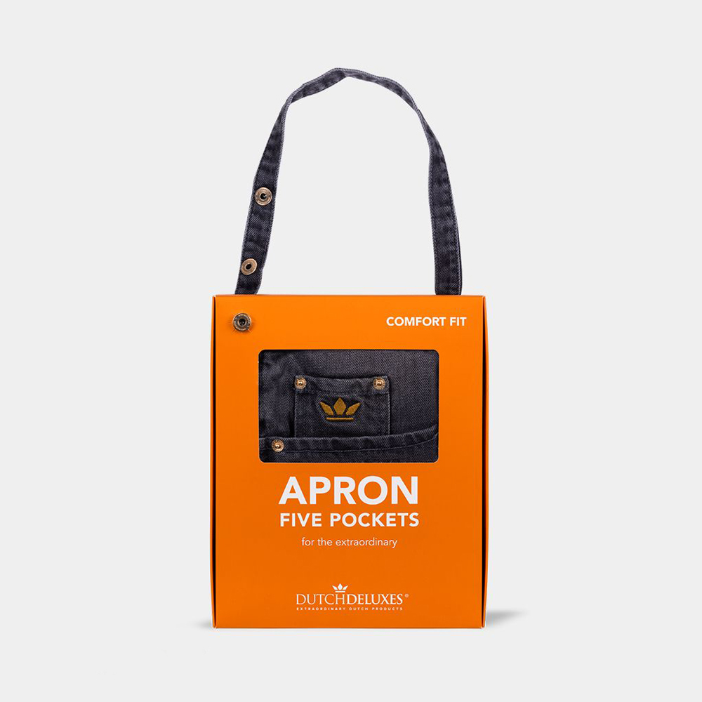 Förkläde Fem Fickor Comfort Fit Grå