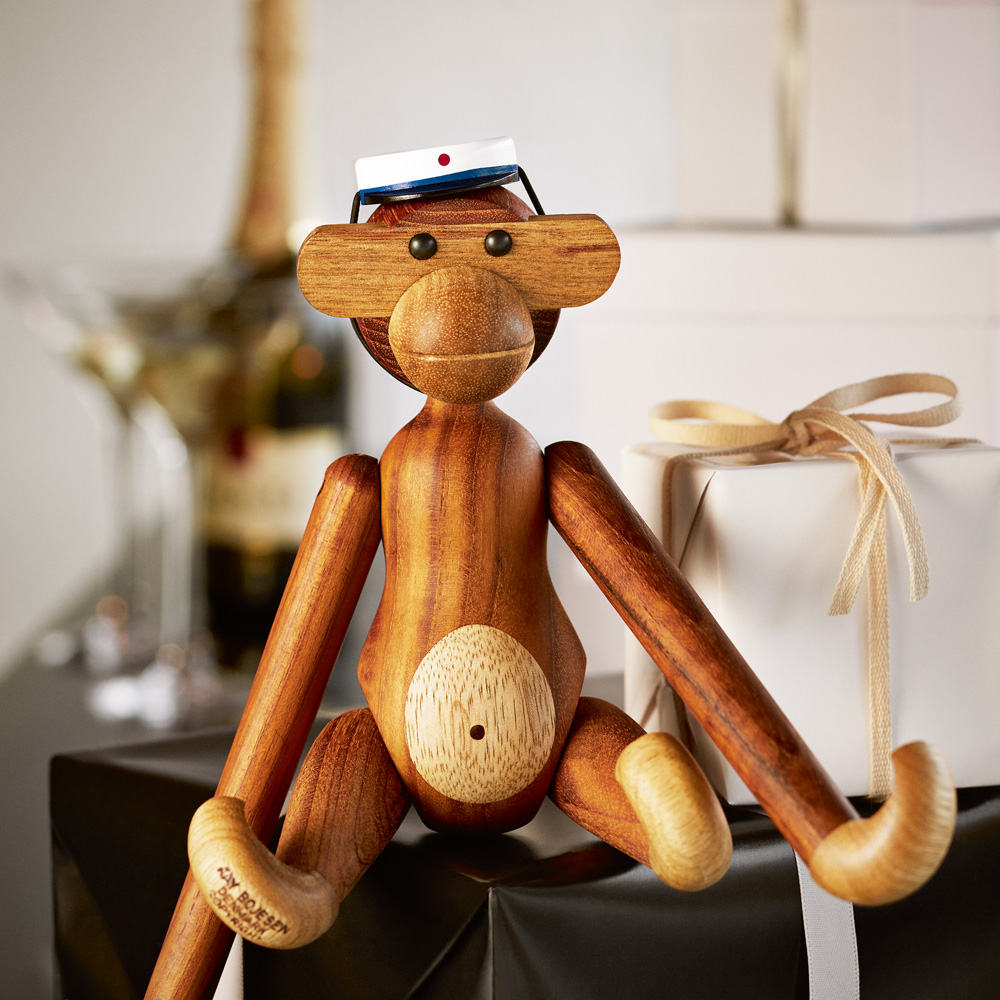 Studentmössa till Apa 20 cm Blå