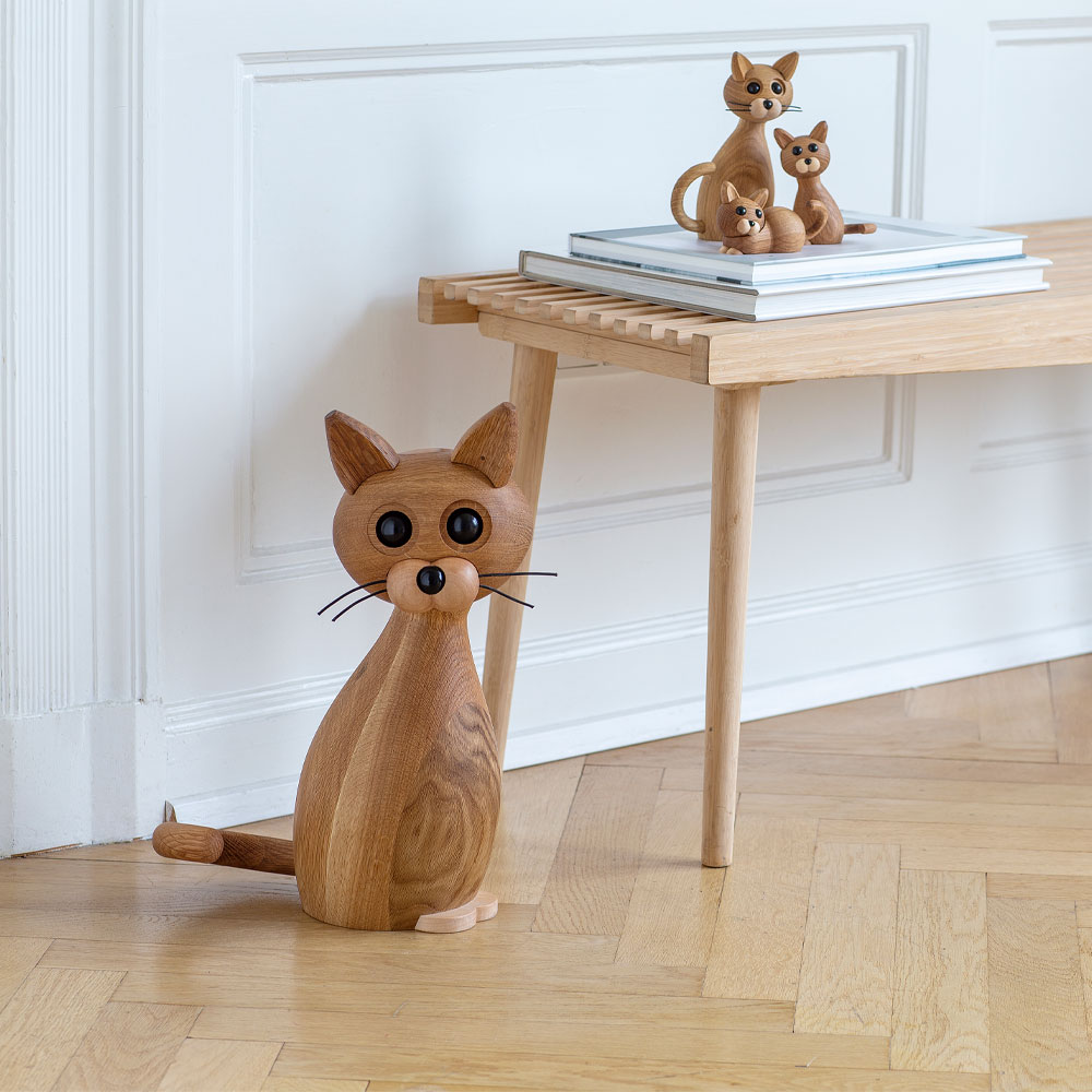 Katten Lucky 38 cm Ek/Lönn