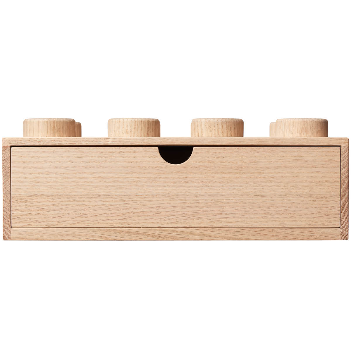 Wooden collection Skrivbordslåda 2x4 Ljus Ek