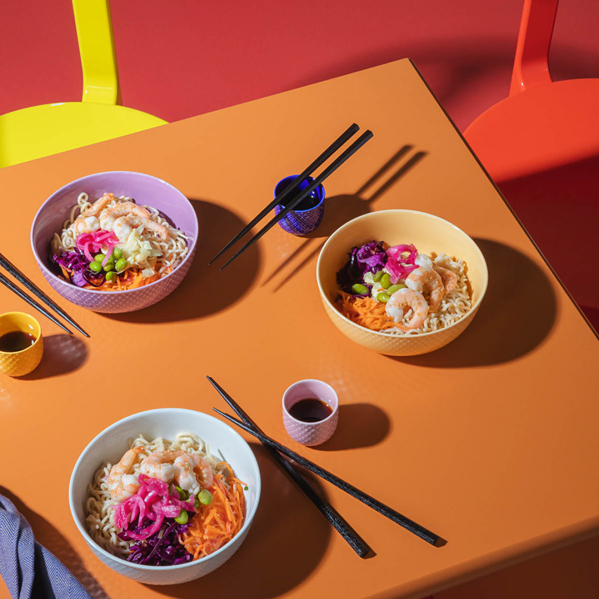 Rhombe Color Äggkopp 5 cm Gul