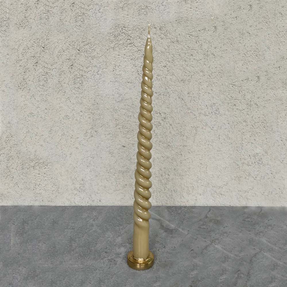 Ljus Snurrade Lack 29 cm 2-pack Sand