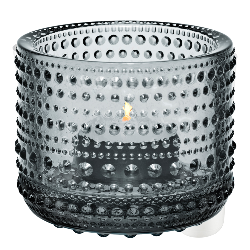 Kastehelmi Ljuslykta 6,4 cm Grå