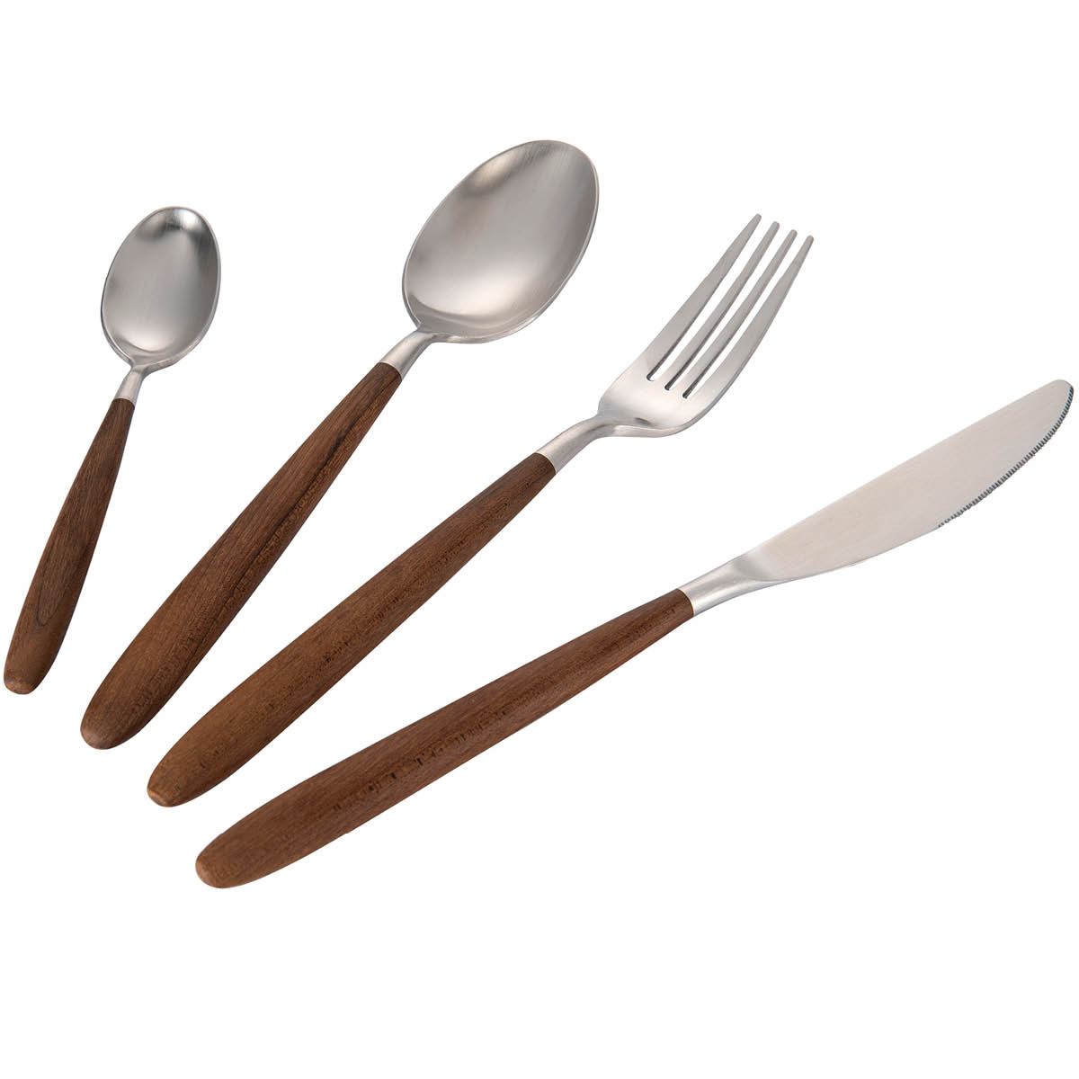 Maple Bestickset 8 Delar Borstad/Brun