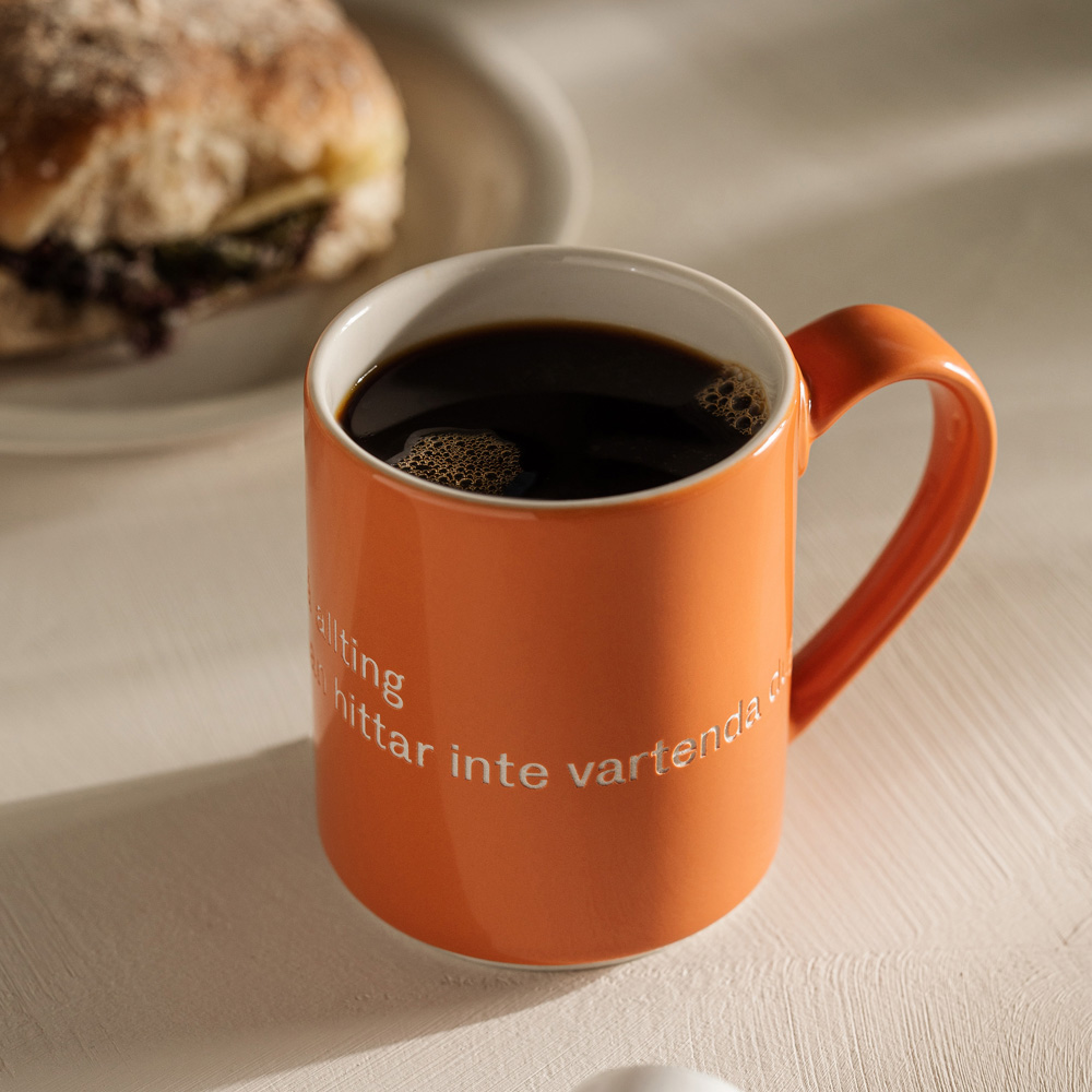 Astrid Lindgren Mugg Orange Det är ingen ordning