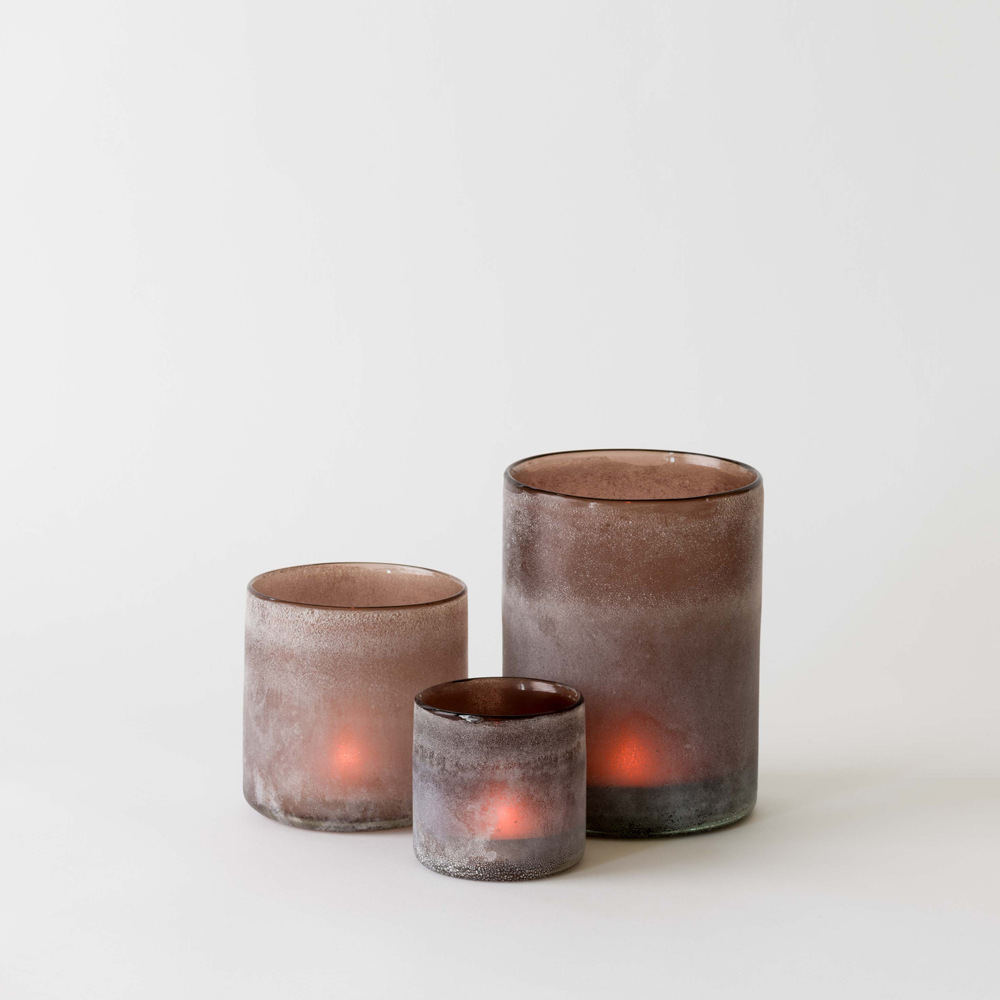 Frost Ljuslykta 12x12 cm Brown