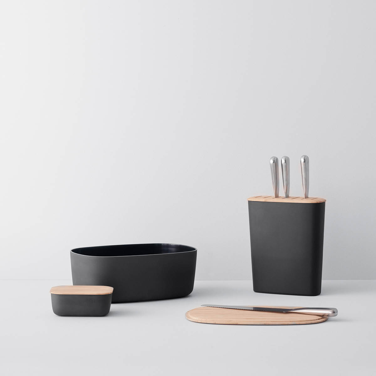 Block-It Knivblock Svart