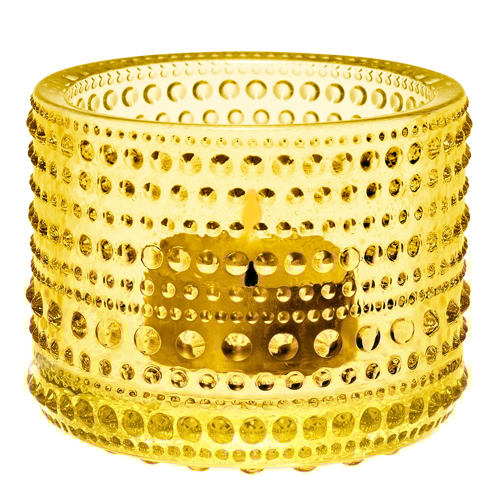 Kastehelmi Ljuslykta 6,4 cm Citrongul