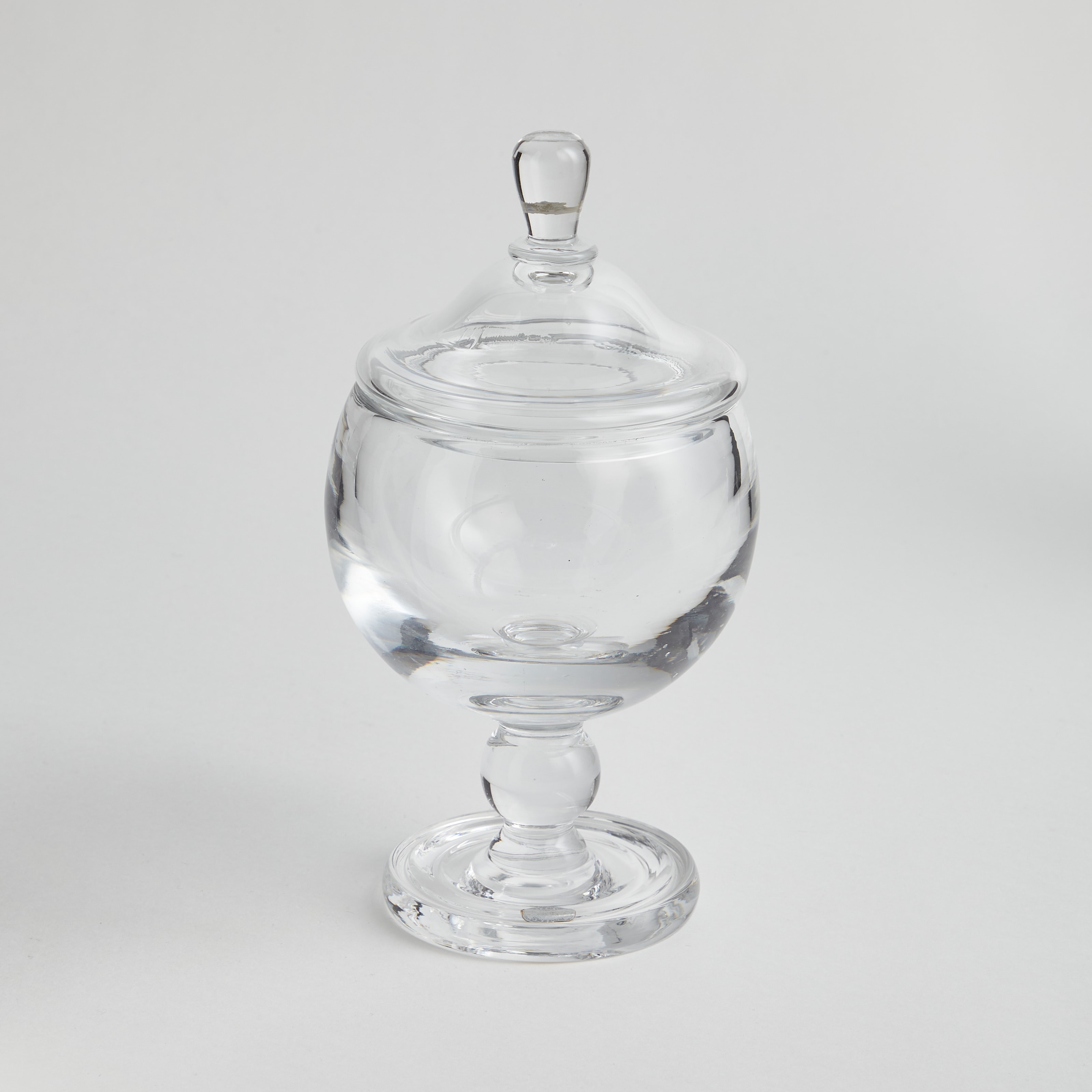 SÅLD Bomboniere i klarglas