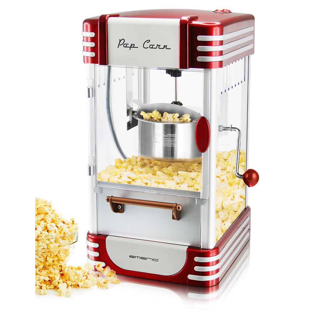 Popcornmaskin Retro Röd