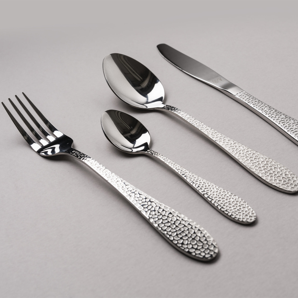 Bestickset 16-delar Gråfot Silver