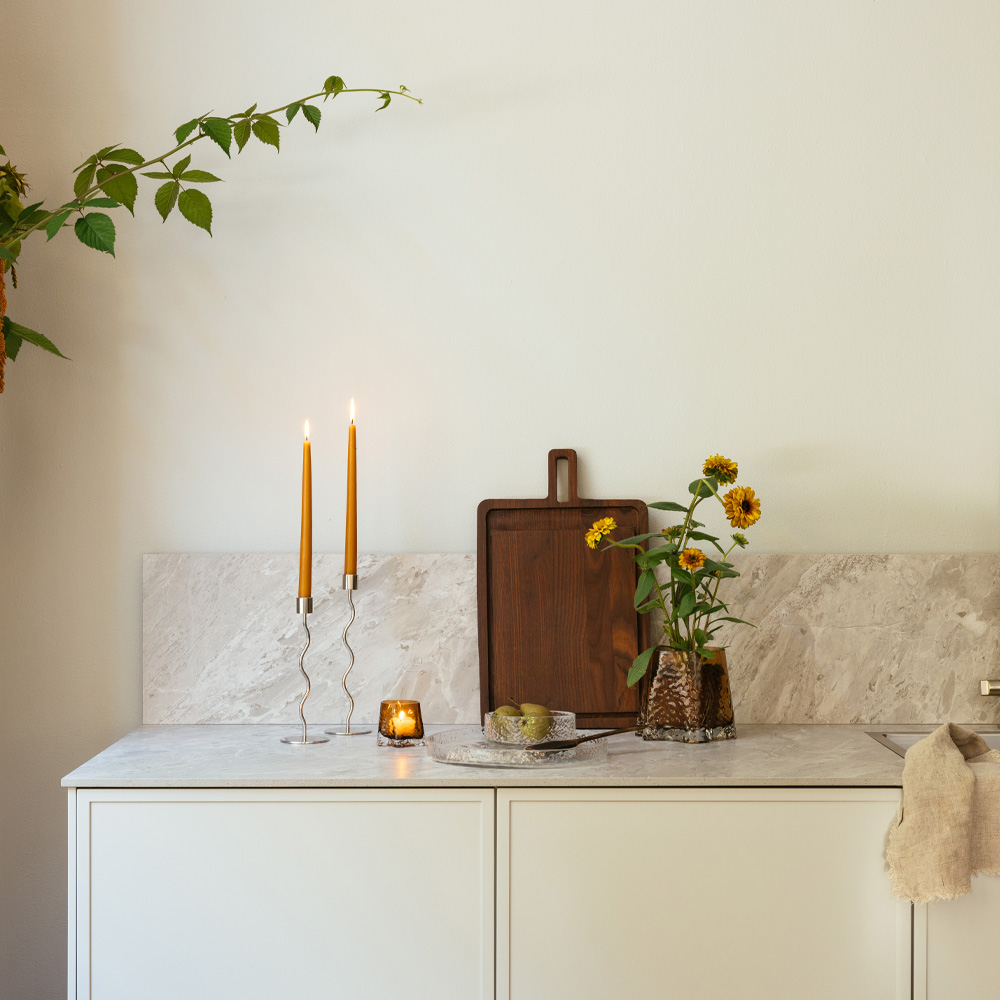 Gry Ljushållare 17x14 cm Konjak