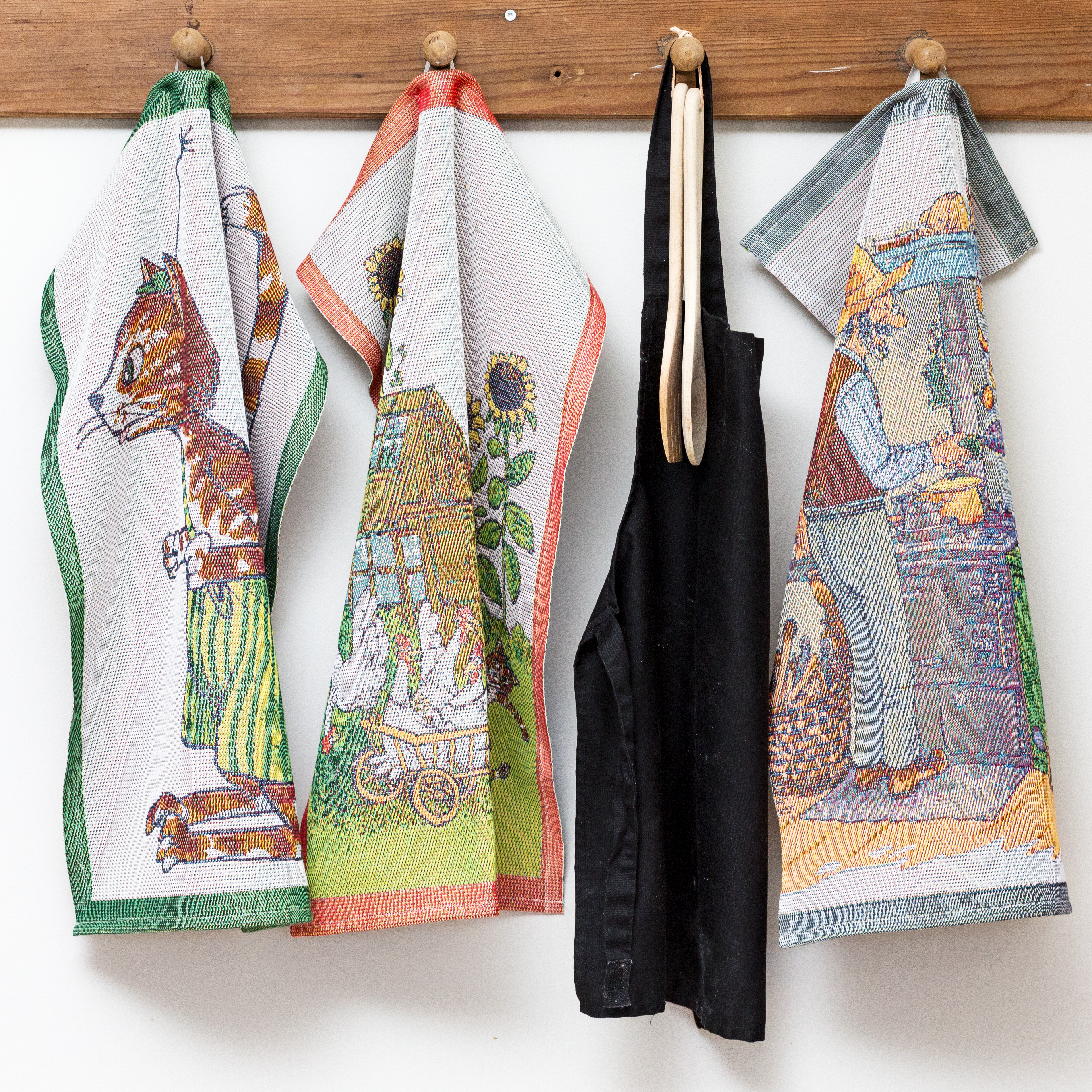 Kökshandduk Sven Nordqvist Pannkakor 40x60 cm