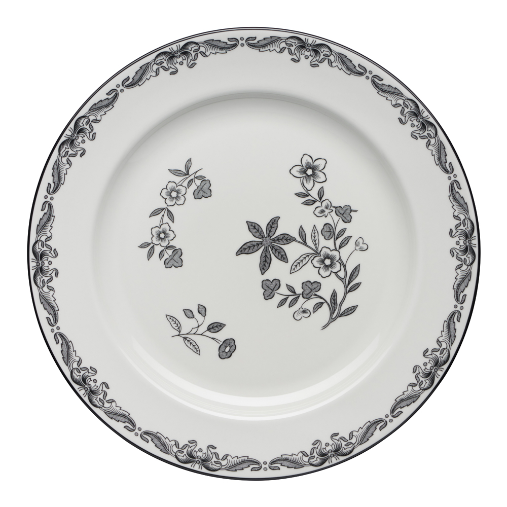 Ostindia Svart Tallrik flat 27 cm