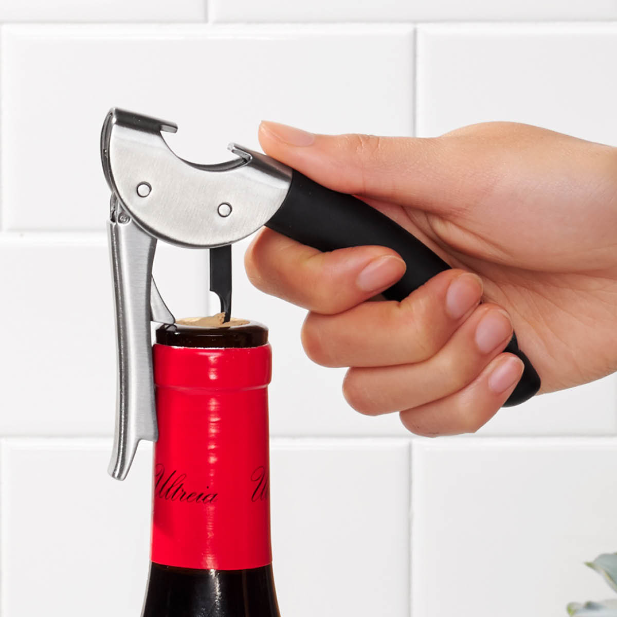 Korkskruv 13,5 cm Svart