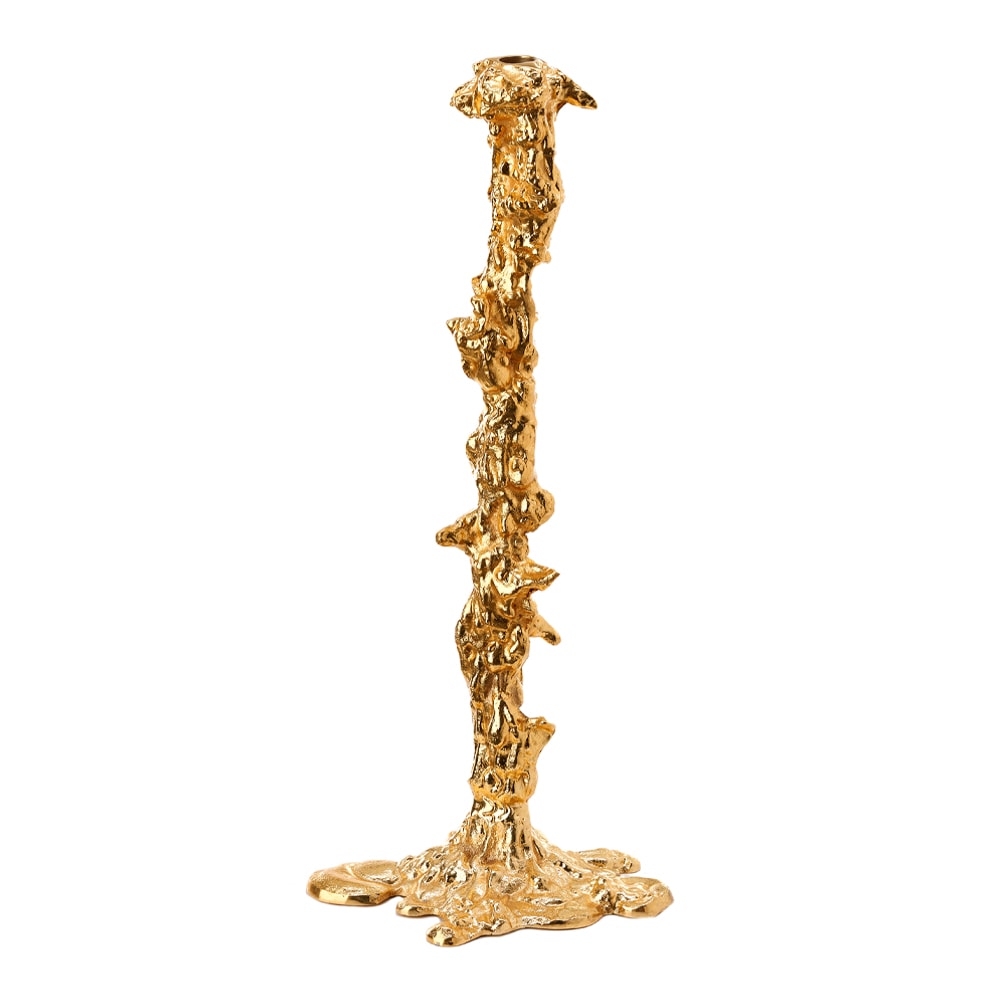 Drip Ljusstake 50 cm Guld