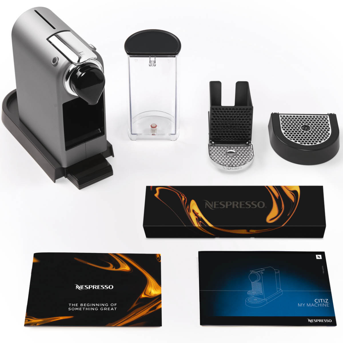 Nespresso CitiZ Single Maskin 1 L Silver