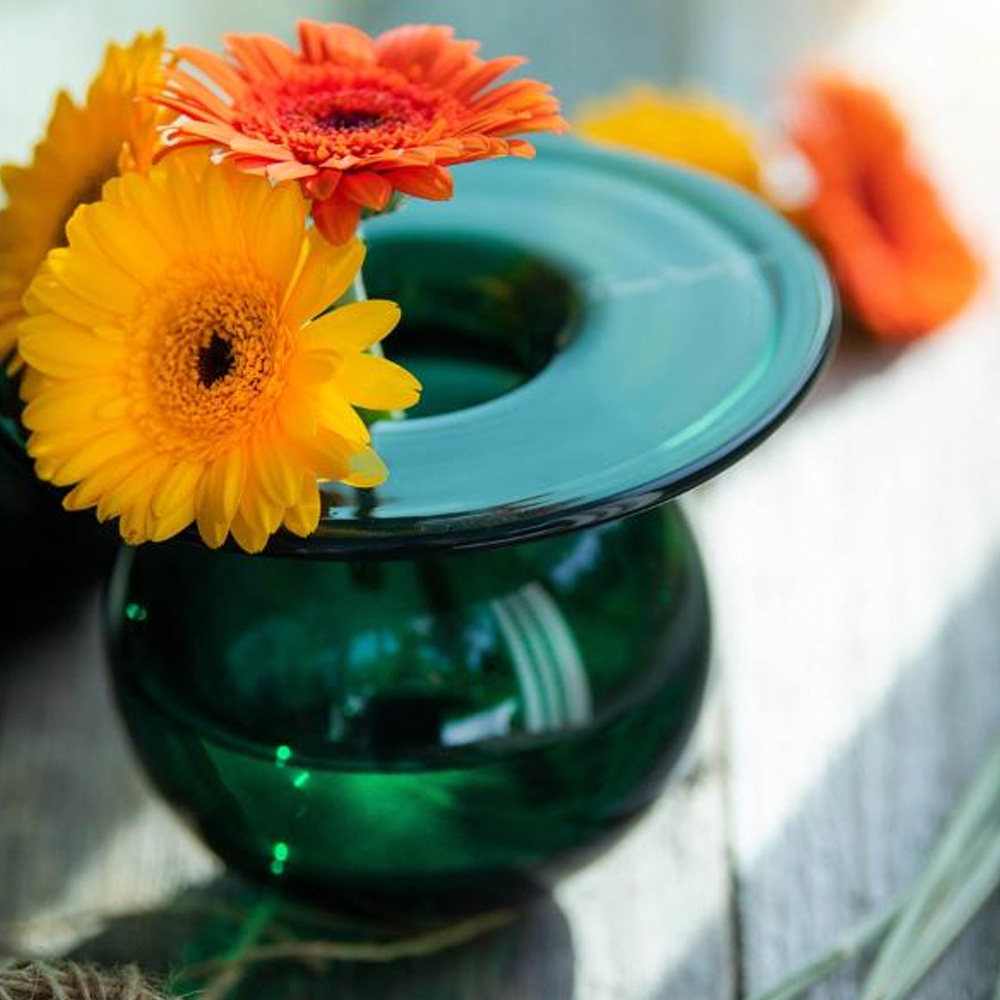 Boblen Vas 12 cm Grön