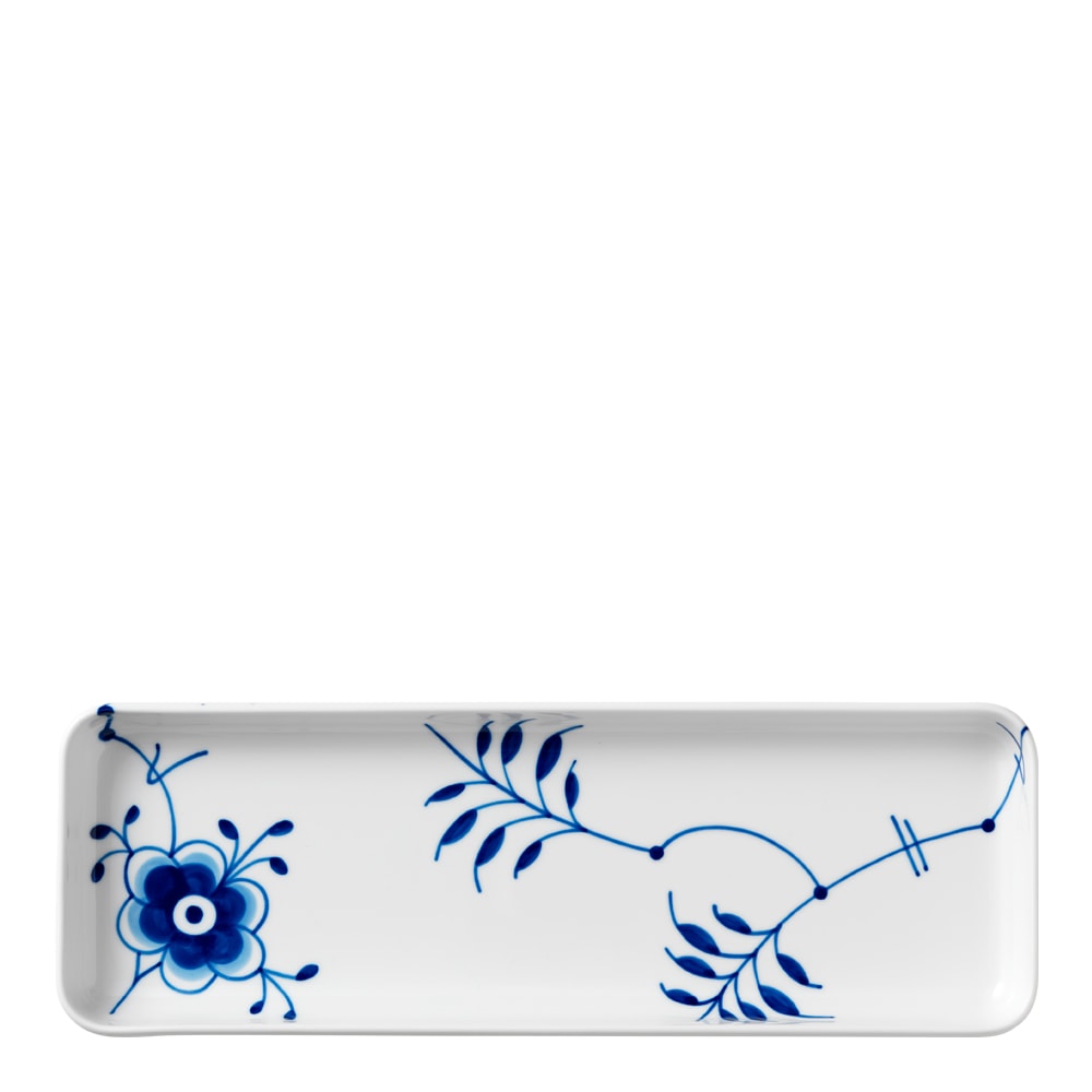 Blue Fluted Mega Fat 36x12 cm